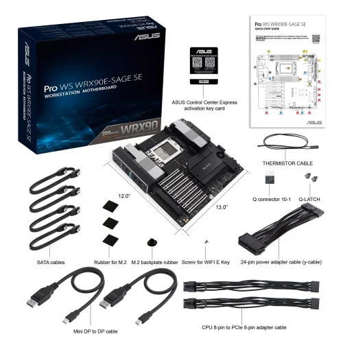 Материнская плата ASUS PRO WS W790E-SAGE SE (90MB1FW0-M0EAY0) Материнская плата/ ASUS PRO WS WRX90E-SAGE SE (90MB1FW0-M0EAY0) фото 8