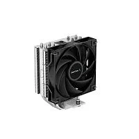 DEEPCOOL AG400 LGA1700/ 1200/ 115X/ AM5/ AM4 (18шт/ кор, TDP 220W, PWM, Fan 120mm, 4 тепл. Трубки, черный) RET