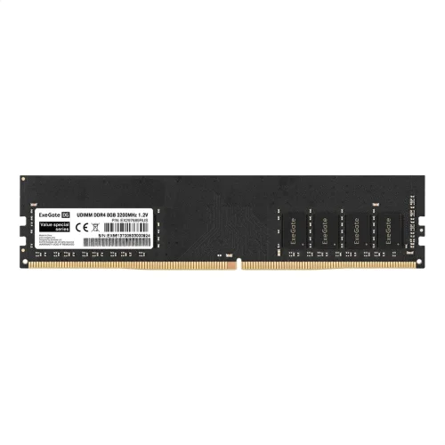Exegate EX295289RUS Модуль памяти ExeGate Value Special DIMM DDR4 8GB 3200MHz (EX297689RUS)