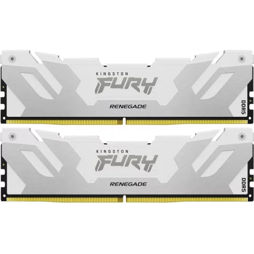 Оперативная память Kingston 32GB 7600MT/ s DDR5 CL38 DIMM (Kit of 2) FURY Renegade White XMP (KF576C38RWK2-32)