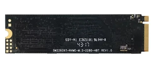 Твердотельный накопитель/ Kingspec SSD NE-1TB 2280, 1024GB, M.2(22x80mm), NVMe, PCIe 3.0 x4, R/W 2400/1900MB/s, IOPs н.д./н.д., TBW 800, DWPD 0.69 (3 года)