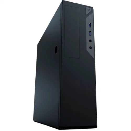 Корпус Slim Desktop Powerman EL501 Black 1x5.25