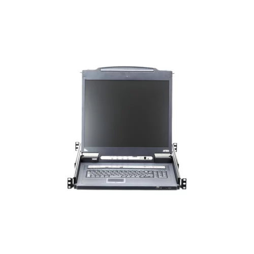 16-портовый IP KVM-переключатель с ЖК-дисплеем Slideaway/ ATEN/ CL5716IN-ATA-RG/ SINGLE RAIL 16P PS/ 2-USB LCDKVMP 19INCH WIH IP (CL5716INR)