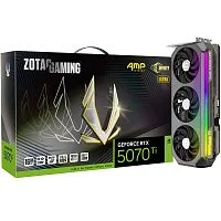 Видеокарта Zotac RTX5070Ti AMP EXTREME INFINITY ULTRA 16GB GDDR7 256bit 3xDP HDMI 3FAN PREMIUM PACK (ZT-B50710BU-10P)