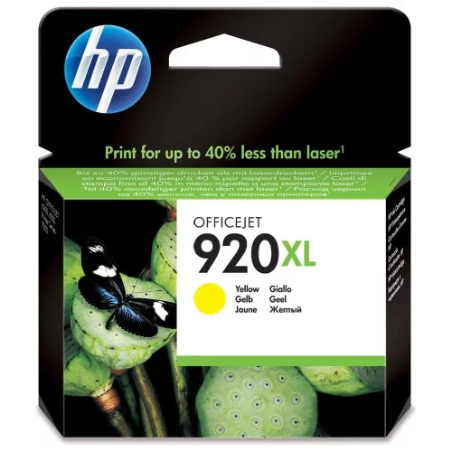Картридж HP 920XL желтый 700 стр. (CD974AE) (CD974AE) Картридж/ HP 920XL Yellow Officejet Ink Cartridge (CD974AE)