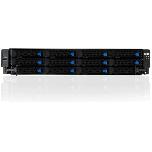 Серверная платформа Asus RS720A-E11-RS12/ 2x SP3/ noRAM (x32)/ noHDD (up 12LFF)/ noODD/ 2x 10Gb/ 2x 1600W (up 2) (90SF01G3-M01260) фото 2