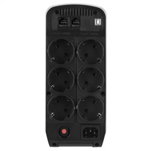 ИБП CyberPower CP900EPFCLCD, Line-Interactive, 900VA/540W, 6 Schuko розеток, USB, RJ11/RJ45, LCD дисплей, Black, 0.33х0.36х0.2м., 8.3кг./ UPS Line-Interactive CyberPower CP900EPFCLCD 900VA/540W USB/RJ11/45 (6 EURO), с чистым синусом при работе от АКБ фото 3