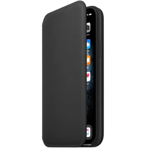 Чехол Apple для iPhone 11 Pro Leather Folio кожанный черный (MX062ZM/A) фото 2