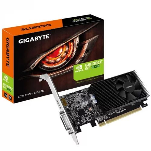 Видеокарта/ VGA GIGABYTE NVIDIA GeForce GT 1030 2GB, DDR4/64-bit, PCIe 3.0, 1xDVI-D, 1xHDMI 2.0, 1-slot (GV-N1030D4-2GL) фото 2