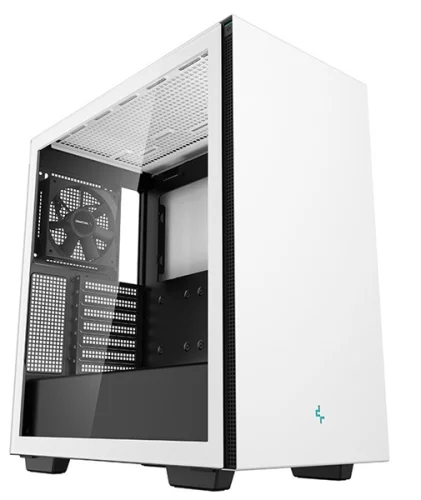 корпус Deepcool CH510 WH без БП, боковое окно (закаленное стекло), 1x120мм вентилятор сзади, белый, ATX (R-CH510-WHNNE1-G-1)