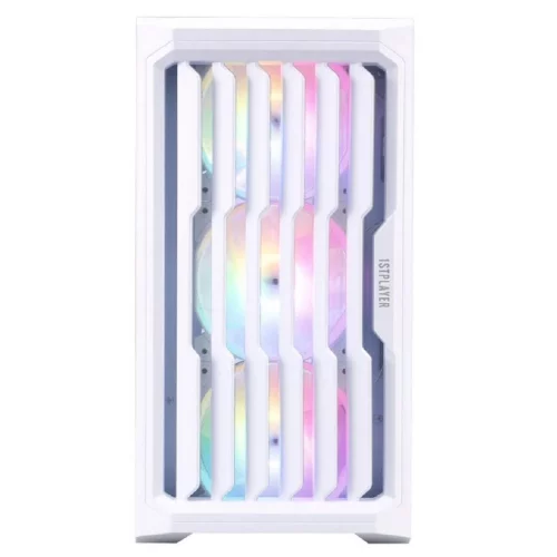 1STPLAYER BULLET HUNTER H2 White / mATX / 4x120mm FRGB fans / H2-WH-4F1-W фото 2