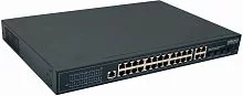 PoE Коммутатор OSNOVO SW-8244/L(400W) Управляемый L2+ PoE коммутатор Gigabit Ethernet на 24 RJ45 PoE + 4 x GE Combo Uplink порта. Порты: 2 x GE (10/100/1000Base-T) с PoE (до 90W, A+B) + 22 x GE (10/100/1000Base-T) с