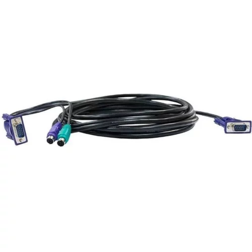 Кабель/ DKVM-CB/1.2M/B1 KVM Cable with VGA and 2xPS/2 connectors for DKVM-4K/B, 1.2m (DKVM-CB/1.2M/B1A)