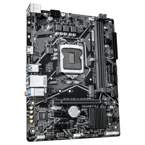 Материнская плата Gigabyte H410M K 2.0 1.0 H410, LGA1200, 2xDDR4, 1*PCI-Ex16, 1*PCI-Ex1, 1*M.2, 4*USB3.2Gen1, 6*USB2.0, 2*SATA3.0, 1G, HDMI, MATX, RTL фото 3