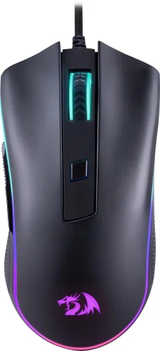 REDRAGON CYPHER Игровая мышь чёрная (USB, Huano, 12800 Dpi, RGB подсветка) (72075)