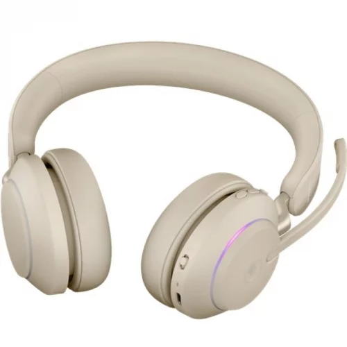 Гарнитура Jabra Evolve2 65, Wireless Link380c MS Stereo Beige (26599-999-898) фото 2