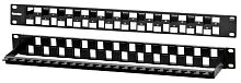 Патч-панель наборная Hyperline PPBL3-19-24S-RM 19" 1U 24xRJ45