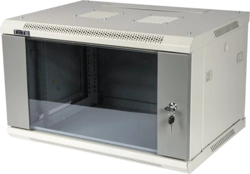 Шкаф настенный серии Pro, 18U 600x800, стеклянная дверь (TWT-CBWPG-18U-6X8-GY)