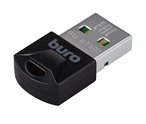 Адаптер USB Buro BU-BT502 BT5.0+EDR class 1.5 20м черный фото 3