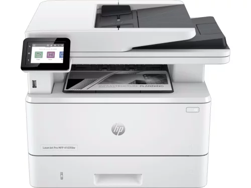 HP LaserJet Pro 4103fdw А4, МФУ, лазерное, черно-белое, 40стр/ мин, 1200dpi, 1200МГц, 512Мб, 50АПД, 100+250, WiFi/ Bluetooth/ USB/ Ethernet, 3050стр/ картридж, (2Z629A#BBU)