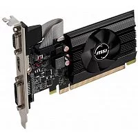 Видеокарта/ VGA MSI NVIDIA GeForce GT 730 2GB, DDR3/64-bit, PCIe 2.0, 1xD-Sub, 1xDVI-D, 1xHDMI 1.4, 1-slot (N730K-2GD3/LP)