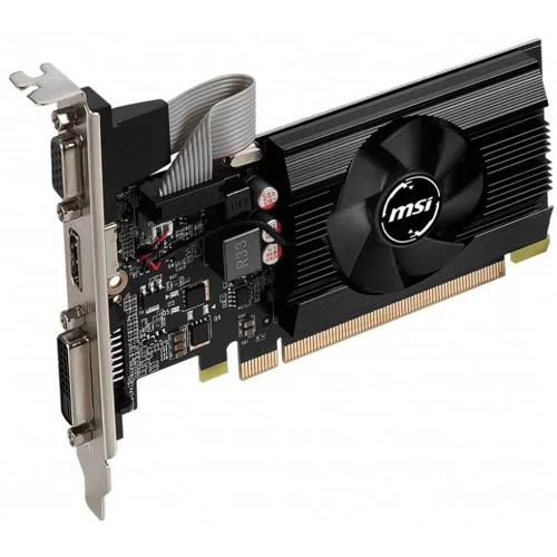 Видеокарта MSI NVIDIA GeForce GT 730 2 Гб (MSI N730K-2GD3/LP) (N730K-2GD3/LP) Видеокарта/ VGA MSI NVIDIA GeForce GT 730 2GB, DDR3/64-bit, PCIe 2.0, 1xD-Sub, 1xDVI-D, 1xHDMI 1.4, 1-slot (N730K-2GD3/LP)