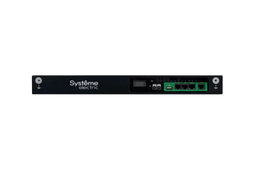 БРП Uniprom, управляемый, 1U, 240В, 1Ф, 16A, 10xC13 2xC19, 2м кабель, IEC320 C20 (UP7921)