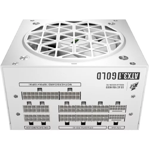 1STPLAYER NGDP GOLD 750W White / ATX 3.1, APFC, 80 PLUS Gold, LLC+DC-DC, full Japan solid-state caps, 120mm fan, full modular / HA-750BA4-WH фото 3