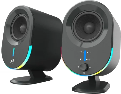 Колонки Оклик OK-303A 2.0 черный 20Вт BT (2024145) (2024145#MLN)