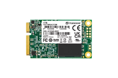 Твердотельный накопитель/ Transcend SSD 256GB, mSATA, SATA3, MLC WD-15, Wide Temp (industrial use) (TS256GMSA372I)