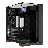 Thermalright Корпус TR-A70 Vision FanUB / Black / TG / TL-UB36R+TL-UB24 PWM Fans / 9.16" LCD screen / USB TYPE-C / ATX / TRA70VFUBB
