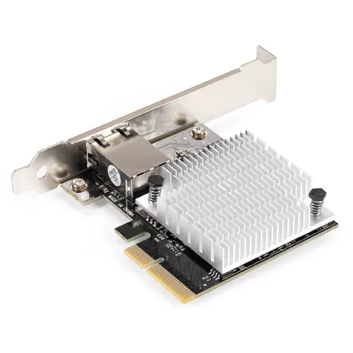 Exegate EX296225RUS Сетевой адаптер ExeGate EXE-107S (PCI-E x4 v3.0, 1xRJ45, UTP 100Mbps/ 1000Mbps/ 2.5Gbps/ 10Gbps Marvell AQC107S) фото 2