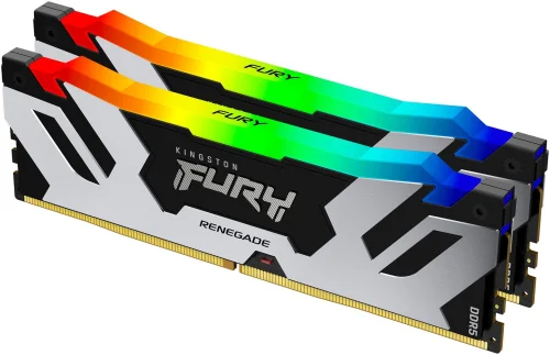 Память оперативная/ Kingston 64GB 6400MT/s DDR5 CL32 DIMM (Kit of 2) FURY Renegade RGB XMP (KF564C32RSAK2-64) фото 3