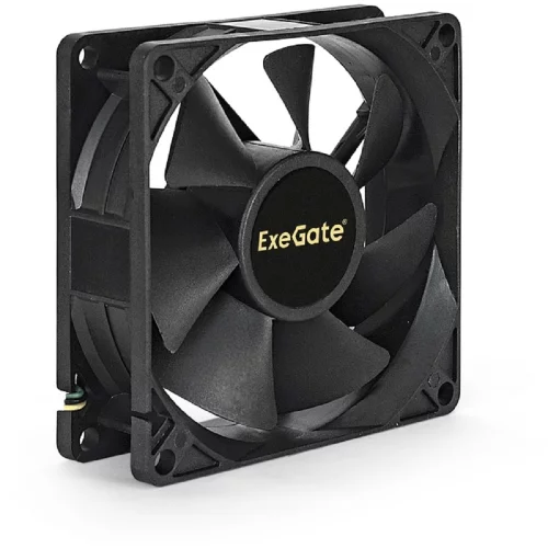 Exegate EX283377RUS Вентилятор ExeGate EX08025S3P, 80x80x25 мм, подшипник скольжения, 3pin, 1800RPM, 23dBA