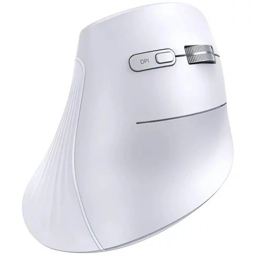 Беспроводная компьютерная мышь вертикальная UGREEN MU008 (25759) Wireless Vertical Mouse 2.4 GHz&BT. Цвет: белый (45759_) фото 3