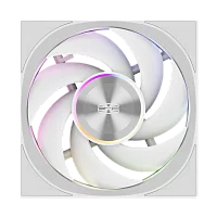 Кулер для корпуса/ Case Cooler PCCooler F7 X120 ARGB WH 3IN1 (120x120x28mm, 4-pin PWM, ARGB, 83CFM, 33.1dBA, 3000RPM, White, 3pcs)