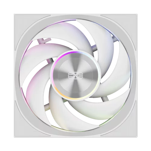 Кулер для корпуса/ Case Cooler PCCooler F7 X120 ARGB WH 3IN1 (120x120x28mm, 4-pin PWM, ARGB, 83CFM, 33.1dBA, 3000RPM, White, 3pcs)