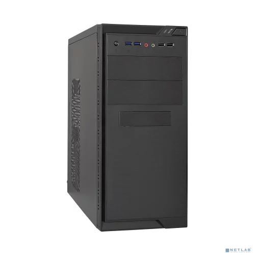 Exegate EX283234RUS Корпус Minitower ExeGate MA-372UX Black, mATX 2*USB+2*USB3.0, Audio