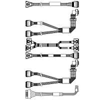Комплектующие корпусов Lenovo ThinkSystem SR650 V3 2.5" Chassis Front BP3 NVMe Cable Kit (4X97A82936)