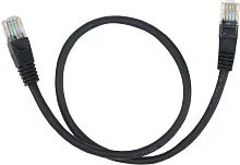 Патч-корд Buro UTP 4 пары cat.5E CCA molded 0.5м черный RJ-45 (m)-RJ-45 (m) (1645604) (1645604#MLN)