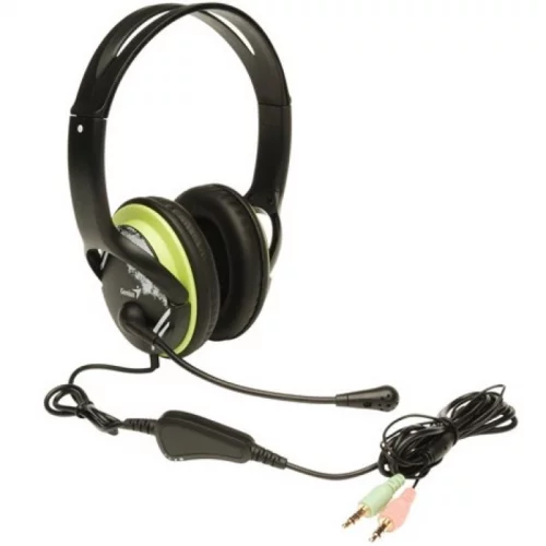 Гарнитура Genius HS-400A Wired, stereo, 2x mini jack 3,5 mm, 1.8m (31710169100) фото 2