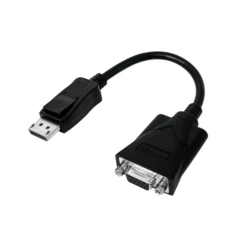 GCR Переходник 0.2m Active DisplayPort/VGA v1.2 20M/15F, GCR-55658