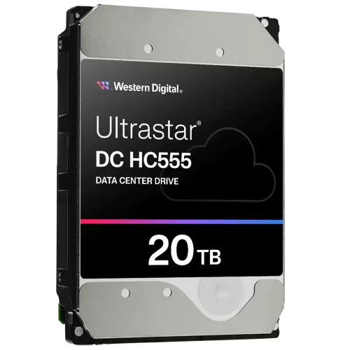 Жесткий диск/ HDD WD SATA Server 20Tb Ultrastar DC HC555 7200 6Gb/ s 512MB 1 year warranty (WUH722020CLE604)
