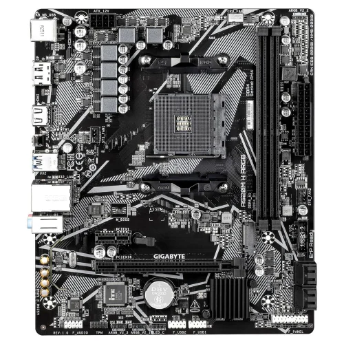 Материнская плата Gigabyte A520M H ARGB A520, AM4, 2*DDR4, 1*PCIEx16, 1*PCIEx1, 1*M.2, 6*USB3.2Gen1, 6*USB2.0, 4*SATA3.0, 1G, DP, HDMI, M-ATX, RTL фото 2