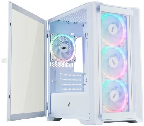 1STPLAYER TRILOBITE T4 MESH ARGB White / mATX / 4x120mm ARGB fans / T4-WH-4FS7-W фото 3