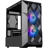 Cooler Master MasterCase TD300 Mesh, USB3.0x2, 2x120ARGBFans, Black, mATX, w/ o PSU (TD300-KGNN-S00)