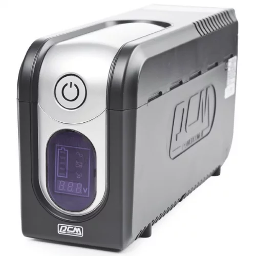 ИБП Powercom IMD-825AP, LCD, линейно-интерактивный, 825 ВA, 495 Вт, 3 розетки IEC320 C13 с резервным питанием, 2 розетки IEC320 C13 с фильтрацией, USB, защита RJ45/RJ11, ШхГхВ 105х334х168мм, 6.4 кг/ UPS Powercom IMD-825AP, LCD, Line Interactive, 825VA, 4 фото 2