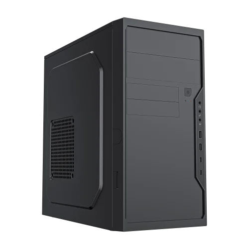 Корпус без блока питания/ Case Foxline FL-733R, mATX, 2x5.25EXT, 2x3.5EXT, 5x3.5INT, 2xUSB2.0, 2xUSB-C (19pin), HDA, w/ o FAN, w/ o PSU, no pwr cord (FL-733R-U2C2)
