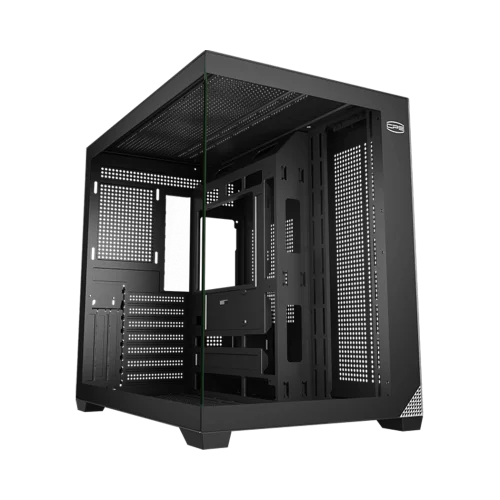 Корпус без блока питания/ Case PCCooler C3T700 BK, Midi-Tower, TG, no fans, 1xUSB-A 3.0 + 1xUSB-A 2.0 + 1xUSB-C, ATX, mATX, mITX Black