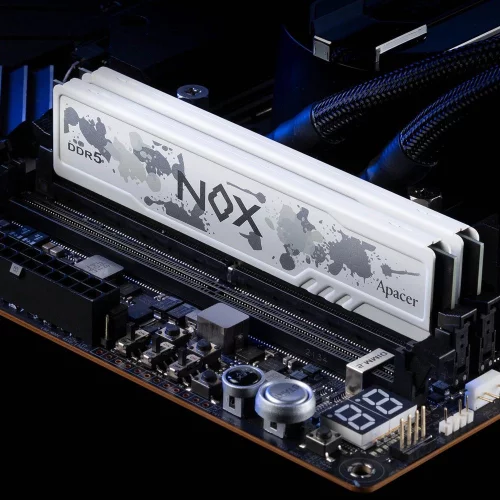 Модуль памяти Apacer 32GB DDR5 6400 DIMM OC NOX White w/ HS, kit 2x16GB CL32, 1.4V (AH5U32G64C552MWAA-2) фото 3